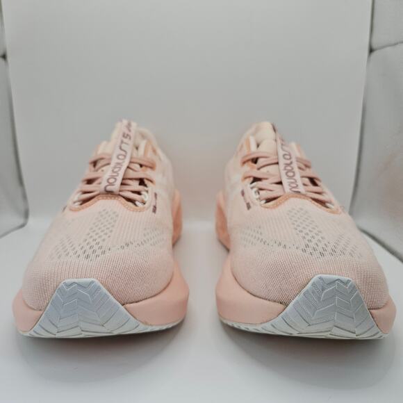 Asics Novablast 5 Breeze White Pink Womens 10 Running Shoes Sneakers - Picture 4 of 11